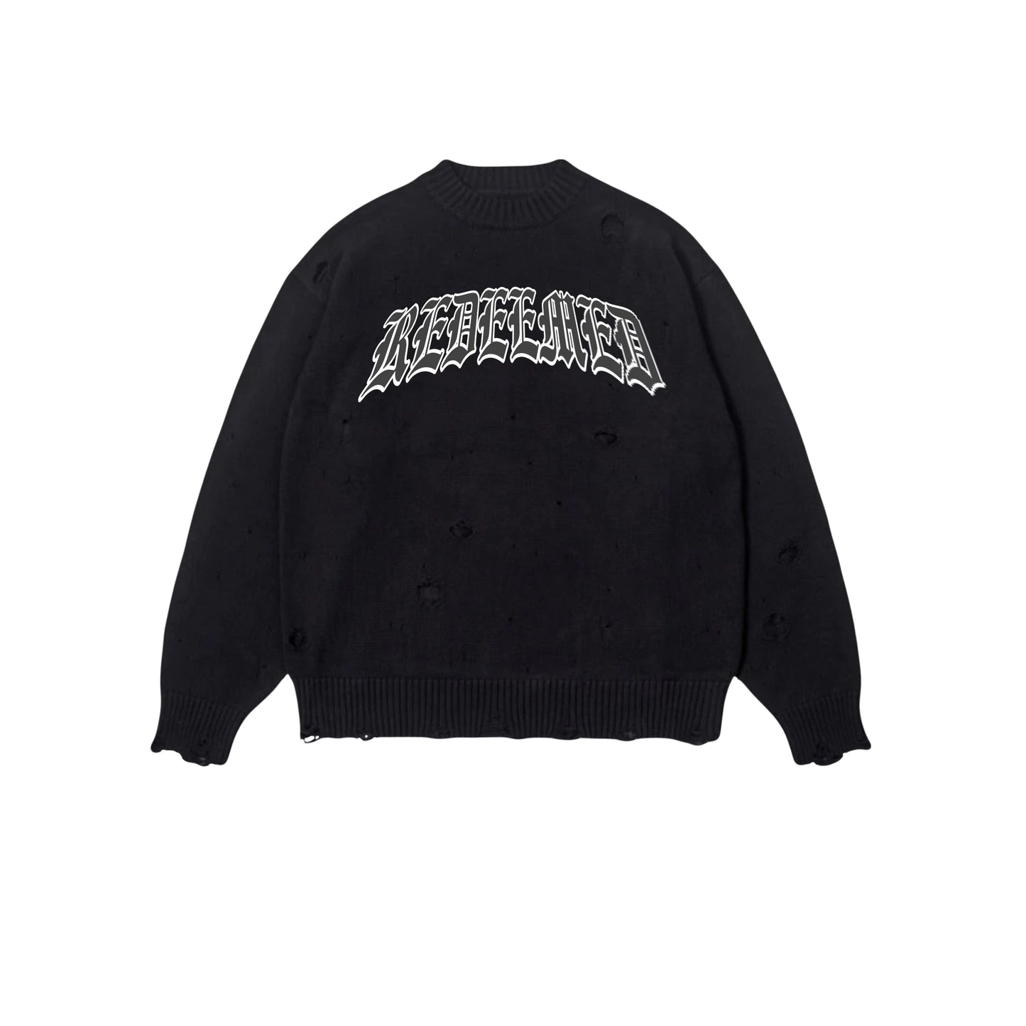 Redeemed Distressed Knit Sweater